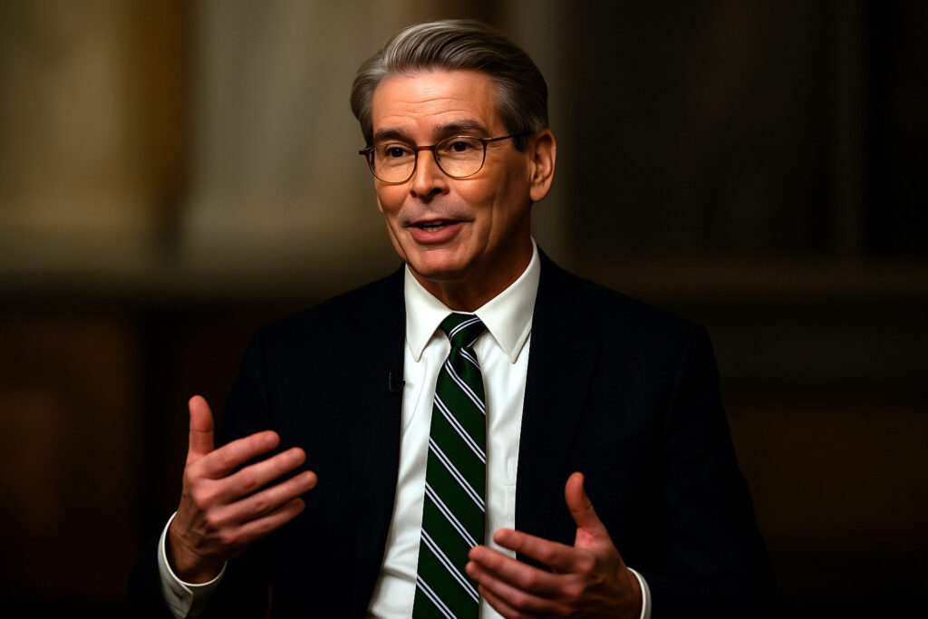 Scott Bessent leveraged wealth and strategic donations to secure his role as Treasury Secretary, pushing bold yet reckless policies like halting CFPB operations, backing Trump’s China tariffs, and proposing a U.S. sovereign wealth fund, risking collapse if mismanaged.